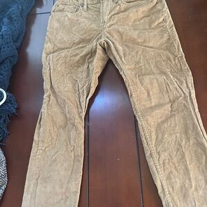 Old Navy Tan Slim Corduroy Pants